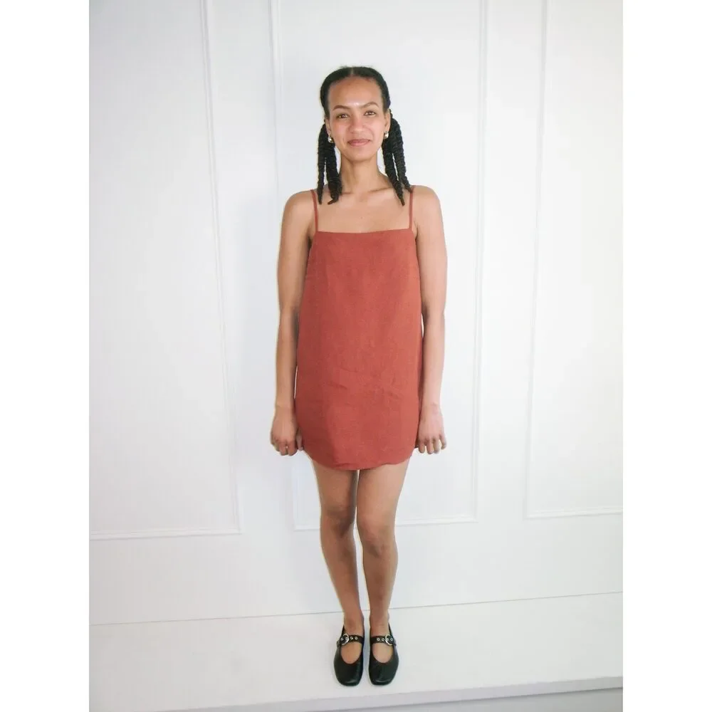 sezane red linen dress Sezane | Dresses | Sezane Red Dress Xs34